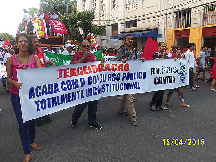 Protesto contra o PL Terceirização - 15.04.2015
